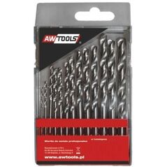 Wiertło AWTools HSS walcowe 1,5 2 4,5 4 5,5 5 4,8 3 2,5 3,5 6 3,2 6,5mm zestaw (AW41201) 3426318 5902198745358