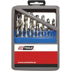 Wiertło AWTools HSS walcowe 1,5 2 7 4,5 4 5,5 5 1 3 2,5 3,5 6 6,5 7,5 8 8,5 9 9,5mm zestaw (AW41204) 3427246 5902198745389