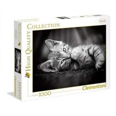Clementoni Puzzle 1000 elementów - High Quality Collection. Kitty (39422 ) 4007095 8005125394227