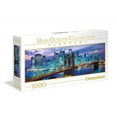 Clementoni Puzzle 1000 elementów. Panorama - New York Brooklyn Bridge (39434 CLEMENTONI) 4007098 8005125394340