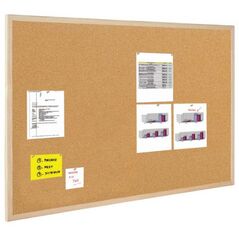 Bi-Office Tablica korkowa 120X90CM Rama drewniana (GSF152001239) 4007191 5603750475392