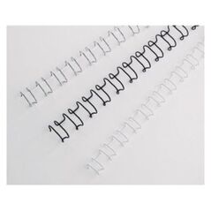 Acco Oprawy drutowe MultiBind 6 mm, srebrne (100) - IB160431 4008442 13465160431