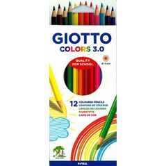 Giotto Kredki Colors 3.0 12 kolorów (273992) 4011531 8000825009907