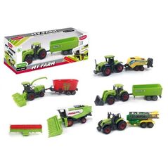 Mega Creative Traktor metalowy + akcesoria (SQ82002 2) 4012004 5902643684751