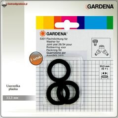 Gardena płaska uszczelka, 3 sztuki (5301) 4031367 4078500530101