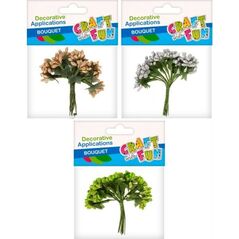 Craft with Fun Ozdoba Dekoracyjna Bukiet 3 Mix (PU003A/B/C) 4033154 5902643682399