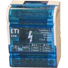 ETI Blok rozdzielczy 125A 4P 11-zaciskowy EDB-411 (001102304) 4192341 3838895633389