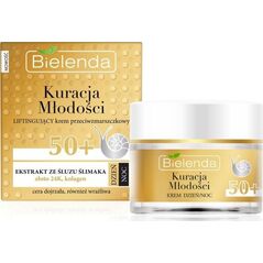 Bielenda Krem do twarzy przeciwzmarszczkowy z ekstraktem ze śluzu ślimaka 50+ na dzień/noc 50ml 4631085 5902169030568