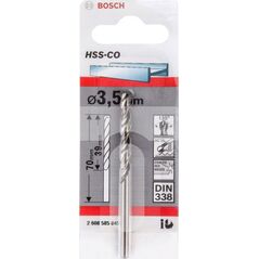 Wiertło Bosch do metalu kobaltowe walcowe 3,5mm  (2.608.585.845) 4642623 3165140520805
