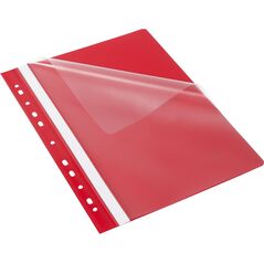 Bantex Skoroszyt z perforacją EVO A4 czerwony 25 szt. 4644441 5901466217474