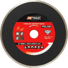 AWTools Tarcza diamentowa pełna 180 x 25,4mm (AW44180) 4685548 5902198748250