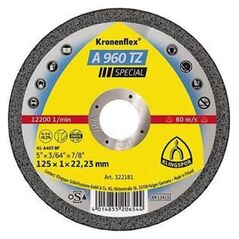 Klingspor Tarcza do cięcia metalu 125mm x 1,0mm x 22,2mm A960 TZ Special (K322181) 4759606 4014855206964