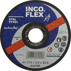 Techniflex Tarcza do cięcia metalu 230 x 2,5 x 22,2mm (IFM41-230-2.5-22A36R) 4759674 5904378360009