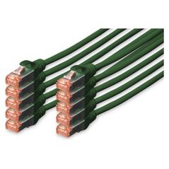 Digitus Patchcord CAT6, S-FTP, 1m, 10 sztuk (DK-1644-010-G-10) 4872175 4016032441601