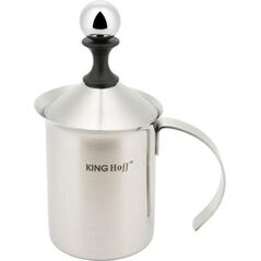 Spieniacz do mleka KingHoff Stalowy (KH-3125) 4907608 5908287231252