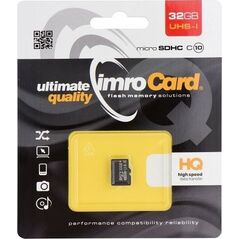 Karta Imro MicroSDHC 32 GB Class 10 UHS-I/U1  (10/32G UHS-I) 4918239 5902768015607