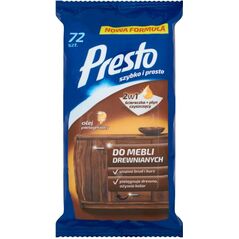 Presto Ściereczki nawilżane do czyszczenia mebli 72szt. (5900095011484) 5037035 5900095011484