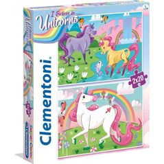 Clementoni Puzzle 2x20el I Believe in Unicorns 5039003 8005125247547