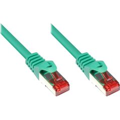 Good Connections RNS Patch Cable with Rastnasenschutz, Cat. 6, S/FTP, PiMF, PVC, 250MHz, green, 1,5m, Good Connections (8060- 015G) 5275430 4014619548156