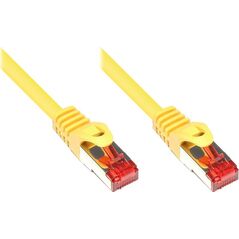 Good Connections RNS Patch Cable with Rastnasenschutz, Cat. 6, S/FTP, PiMF, PVC, 250MHz, yellow, 7,5m, Good Connections (8060- 075Y) 5275504 4014619280971