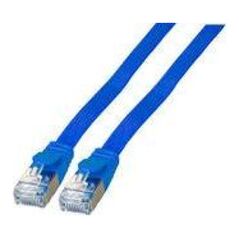 EFB Kabel płaski RJ45 U / FTP, kat. 6A, PVC, 0,25 m, niebieski (K5545BL.0,25) 5294415 4049759154325