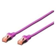 Digitus Patchcord RJ45 2,0 m - SFTP - CAT 6 - gładki, bezhalogenowy - fioletowy (DK-1644-020 / VI) 5302580 4016032328810