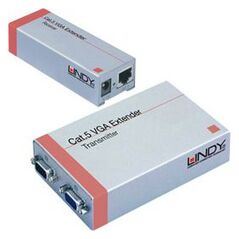 System przekazu sygnału AV Lindy Przedłużacz VGA (extender) adapter na RJ-45 CAT5e/6 Lindy 32537 do 300m 5352756 4002888325370