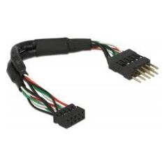Delock USB 9 pin - USB 9 pin, 0.12m, Czarny (41977) 5522519 4043619419777