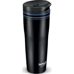 Lamart Kubek termiczny 360ml czarny/niebieski Manq (LT4050) 5615861 8590669251292