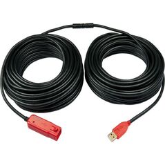 Kabel USB Lindy USB-A - USB-A 30 m Czarny (42923) 5735950 4002888429238