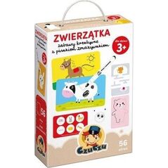 Bright Junior Media Czuczu Zwierzątka Zabawy Kreatywne Z Pisakiem Zmazywakiem 5884402 9788365773555
