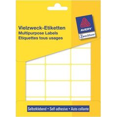 Avery Zweckform Mini etykiety w arkuszach do opisywania ręcznego, 38 x 24mm, białe, 522 sztuki-3325 5887578 4004182033258
