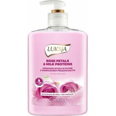 Luksja Mydło w płynie Płatki Róż 500ml 5955262 5900998007188