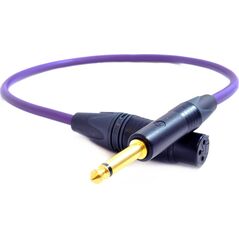 Kabel Melodika Jack 6.3mm - XLR 3m fioletowy 6030783 5907609001443