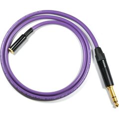 Kabel Melodika Jack 3.5mm - Jack 6.3mm 1m fioletowy 6030849 5907609002273