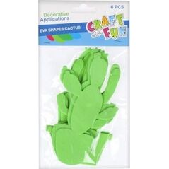 Craft with Fun Ozdoby dekoracyjne piankowe kaktusy 6038684 5902643622708