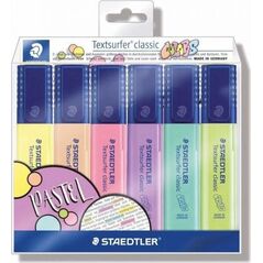 Staedtler Zakreślacz Classic Colors 6 kolorów 6038790 4007817049846