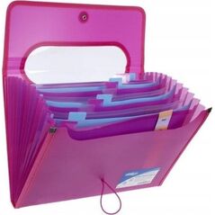 Strigo Teczka PP A4 12 przekładek różowa 6052899 6930518940175