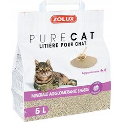 Żwirek dla kota Zolux PureCat Naturalny 5 l 6107145 3336024763117