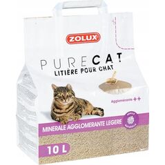 Żwirek dla kota Zolux PureCat Naturalny 10 l 6107146 3336024763032