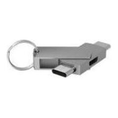 Adapter USB TerraTec USB-C - microUSB Srebrny  (272986) 6118384 4040895006226
