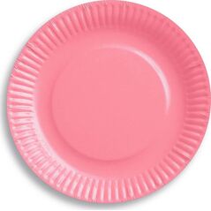 GoDan talerzyki różowe 18 cm 6 sztuk uniwersalne (38912 6151941 5901238626503