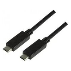 Kabel USB LogiLink USB-C - USB-C 1 m Czarny (CU0129) 6203527 4052792050455