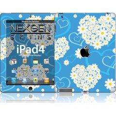 Nexgen Skins Nexgen Skins - Zestaw Skórek Na Obudowę Z Efektem 3d Ipad 2/3/4 (hearts And Daisies 3d) 6204021 81159122751
