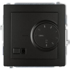 Karlik DECO Regulator temperatury elektroniczny z czujnikiem powietrznym czarny mat 12DRT-2 6213161 5901832001898