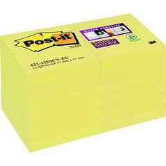 Post-it Post-It Super Sticky 51x51 mm 12x90 kart. żółty 6274951 51141380827