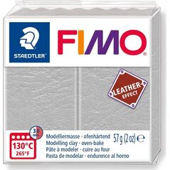Staedtler Masa Fimo Leather effect 57g jasnoszary 6302445 4007817053270