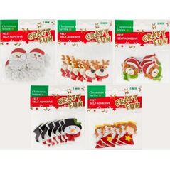 Craft with Fun CF OZDOBA BN FILC DEKORACJE SPRZYL 5MIX 20/160 6302496 5903246461565