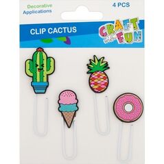 Craft with Fun CF OZDOBA DEK SPINACZ OZDOBNY KAKTUS 4SZT 12/288 6302502 5903246463002
