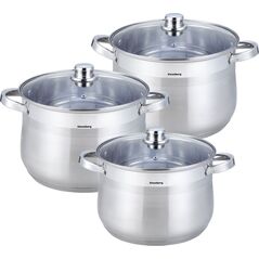 Klausberg ZESTAW 3 DUŻYCH GARNKÓW KLAUSBERG 10/13/16L KB-7178 6311082 5902666611789